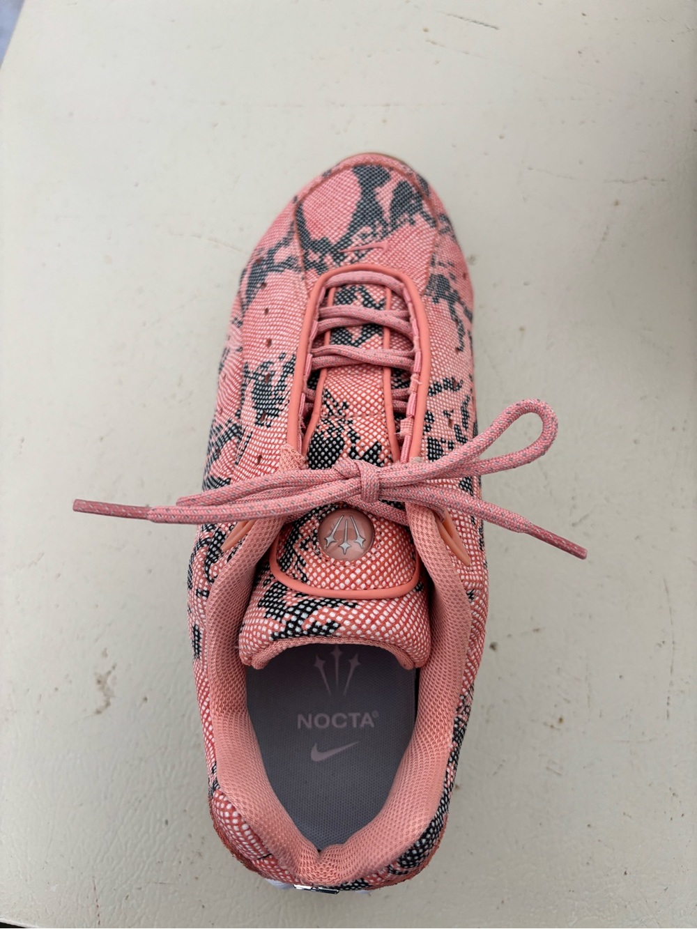 NOCTA x Nike Pink Snake-Print Running Shoe
